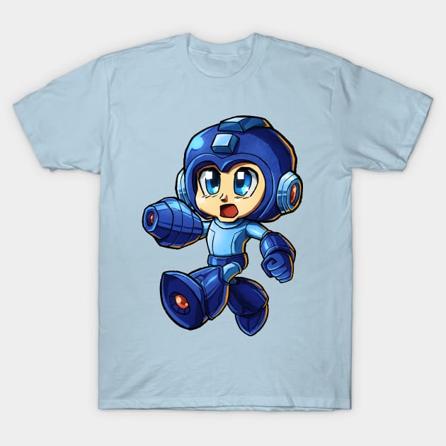 Blue Bomby Boy T-Shirt by Ninjatron